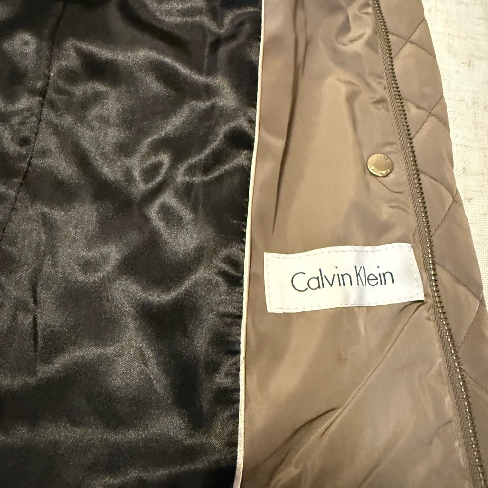 Calvin Klein Men's Quilted Tan Jacket - Picture 3 of 6